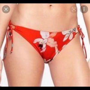 Athleta tropical orange swim bottoms